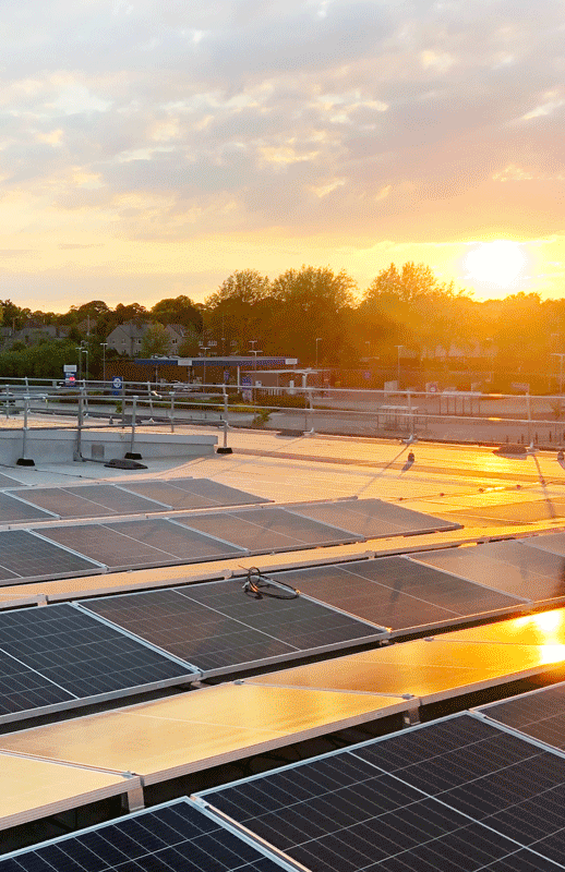 PV-Dachanlage Tesco in UK STEAG Solar Energy Solutions